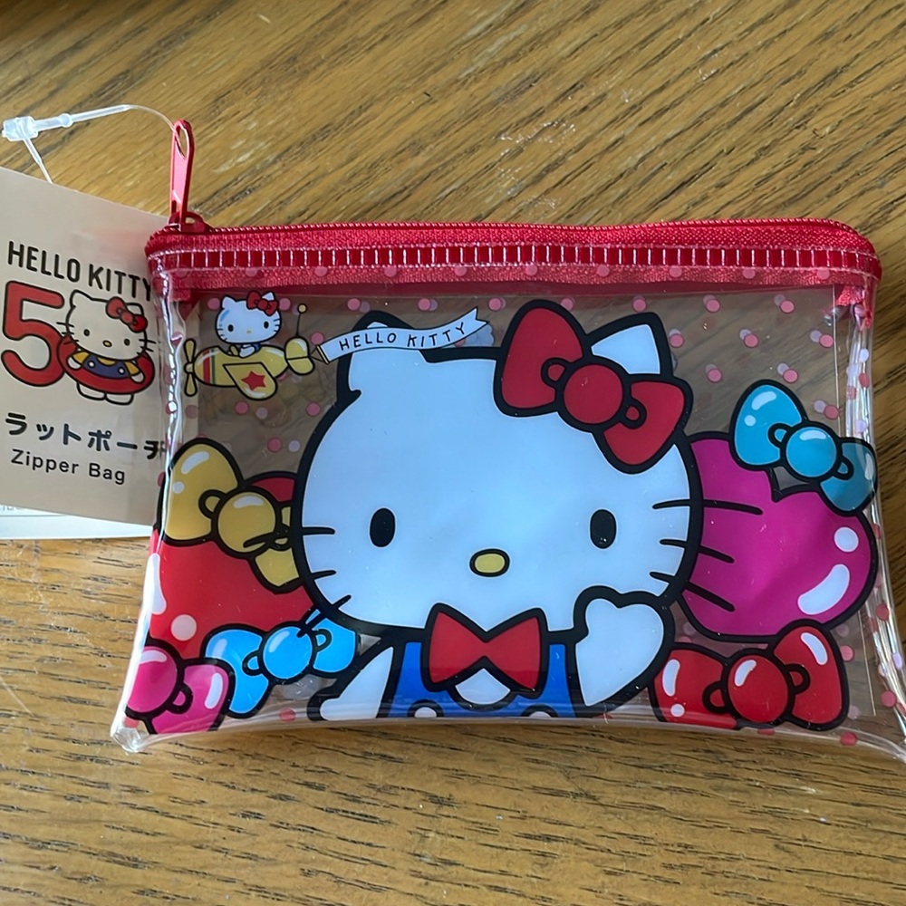 Sanrio Hello Kitty Zipper Bag NWT